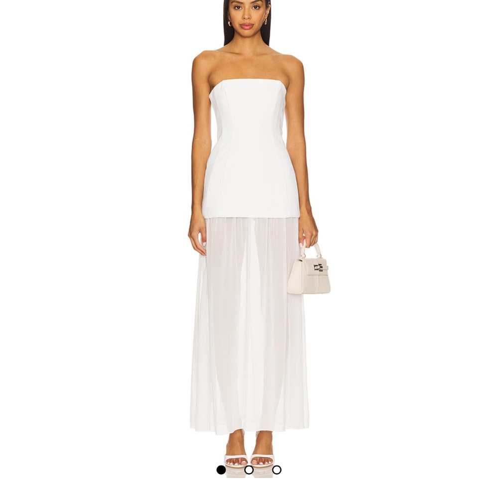 X REVOLVE Linda Dress in Ivory